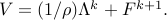  V = (1/rho) Lambda^k + F^{k+1}. 