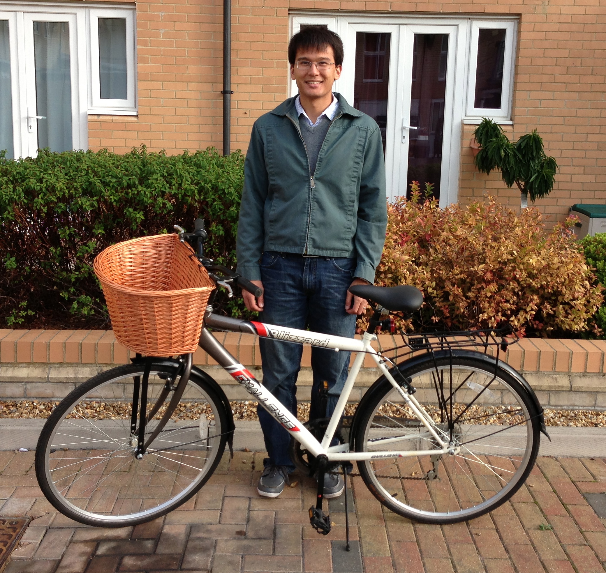 Andy with Bike