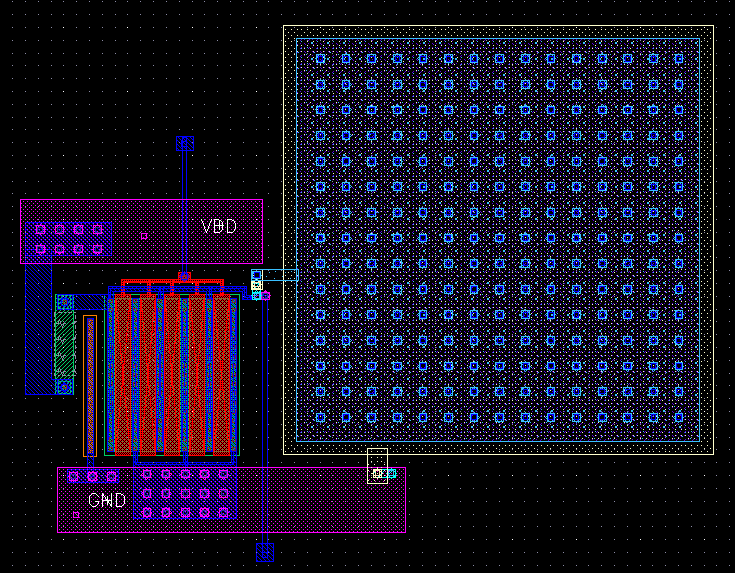 Simple inverting amplifier